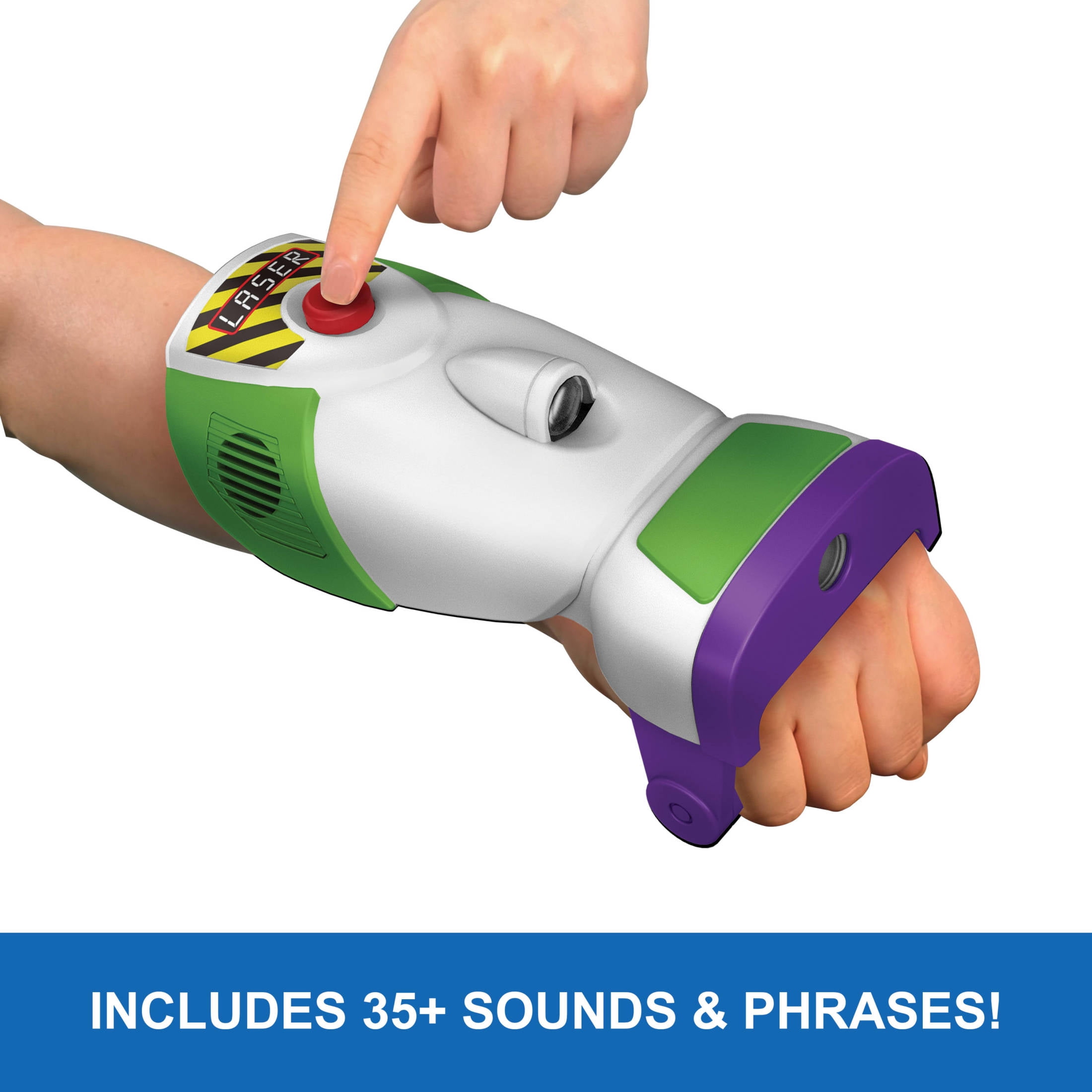 Disney and Pixar Toy Story 5 Space Ranger Laser Gauntlet Buzz Lightyear Roleplay Item with 35+ Lights and Sounds