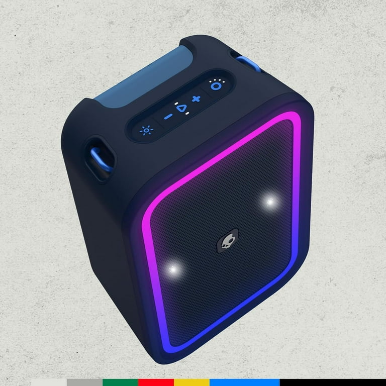 Skullcandy Stomp 大音量 Bluetooth スピーカー Skullcandy Stomp Bluetooth Speaker – IPX7, LED Lights & Strobe