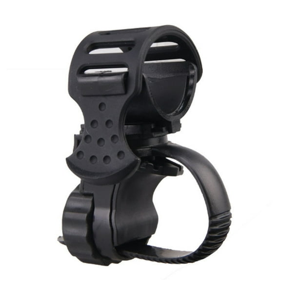 MRLESS 360° Rotating Bike Headlight Mount Clamp for Handlebar, Compact and Lightweight Flashlight Holder for Night Riding and Outdoor Use