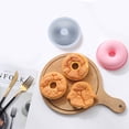 thumbnail image 1 of OULII 2Pcs Silicone Mould Donuts Food Grade Non Stick Baking Supplies For Kids 4 Inch, 1 of 7