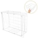 thumbnail image 2 of Contenedor de almacenamiento para congelador: Contenedores de almacenamiento ajustables para congelador horizontal - Cesta organizadora de malla de alambre para organizar productos de la cocina, 2 of 7