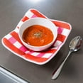 thumbnail image 5 of Microwave Bowl Holder Set of 5 Hot Bowl Holders Heat Insulated Microfiber & Sponge Heat Resistant Bowl Cozies for Hot & Cold Food Bowl Holder for Soup, Pasta, Noodles & Rice Bowl, 5 of 6