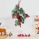 thumbnail image 4 of Fiudx Artículos en oferta con ofertas flash Simulación navideña Arreglo de frutos rojos Rama Corona Decoración de ratán Ventana Decoración de frutos rojos Decoraciones navideñas, 4 of 6
