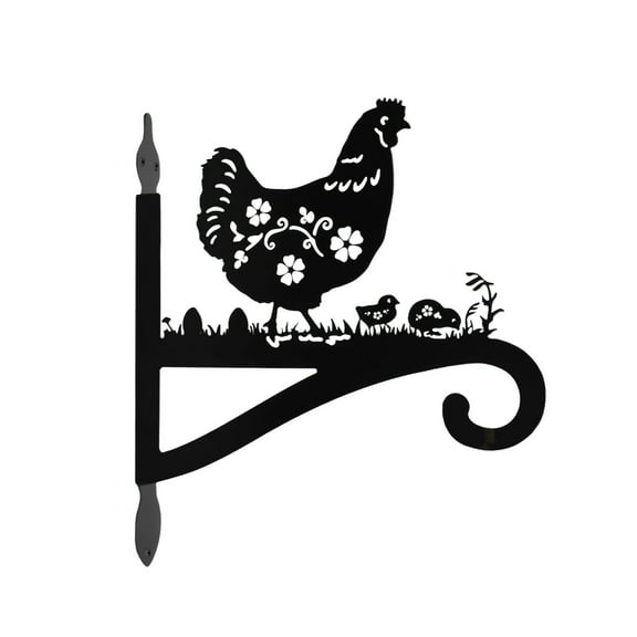 Luoshdecor Plant Hangers Outdoor Iron Decorative Animal Silhouette Plant Hooks, for Hanging Baskets ,Flower Pot, Lantern Bird Feeder ,Wind Chimes (Home Decor)