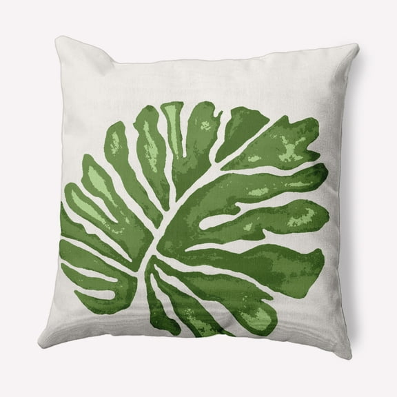 16" x 16" Simply Daisy Big Leaf Decorative Throw Pillow