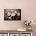 thumbnail image 3 of ZHONGYUTONG Rose Flower Canvas Wall Art Vintage White Rose Floral Painting Prints Elegant Blooming Botanical Pictures Artwork Home Decor Framed (12.00" x 18.00"), 3 of 6