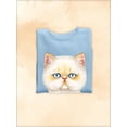 thumbnail image 3 of Serious Kitten Sweatshirt Women -Kayomi Harai Designs, Female 3X-Large, 3 of 4