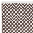 thumbnail image 4 of SAFAVIEH Boston Peter Geometric Cotton Area Rug, Brown, 3' x 5', 4 of 6