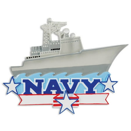 - Navy Air Craft Carrier Personalized Christmas Ornament DO-IT-YOURSELF
