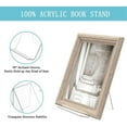 thumbnail image 6 of 12 Pack Acrylic Book Stand, Clear Book Display Easel, Acrylic Book Stand Holder for Displaying Comic Books, Albums,12 x Bracket,Transparent, 6 of 7