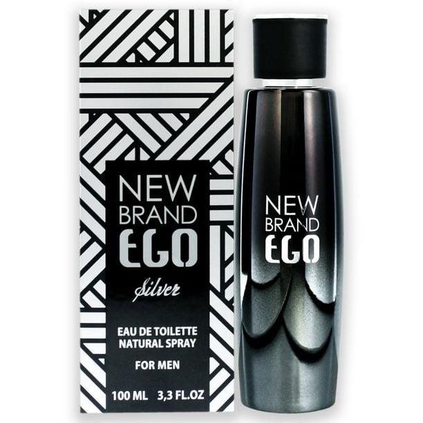 Perfume New Brand Ego Silver EDT en aerosol para hombre, 100 ml New Balance New Brand New Brand