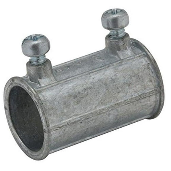 Hubbell Raco 2623B5 Emt Set Screw Coup Zinc - 0.75 in.