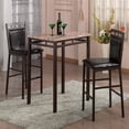thumbnail image 2 of Home Source 3-Piece Square Bistro Set, 2 of 2