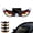 A, variant on Solar Devil Eyes LED Car Window Light, No Drill Suction Cup Devil Eyes Light, Solar & USB Rechargeable Animated Suction Cup Warning Lamp for SUV Truck Van RV