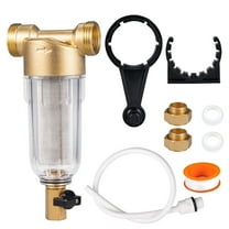 JahyElec Whole House Water Pre-Filter System Reusable Spin Down Sediment Filter sewage