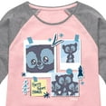 thumbnail image 3 of Disney Brave - Harris, Hubert, & Hamish - Toddler & Youth Girls Raglan Graphic T-Shirt, 3 of 4