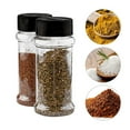 thumbnail image 4 of VogueV 10-Pack Plastic Spice Shakers with Butterfly Lids, Clear Seasoning Containers Clear, 4 of 8