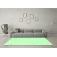thumbnail image 3 of Ahgly Company Indoor Rectangle Solid Emerald Green Modern Area Rugs, 5' x 7', 3 of 4
