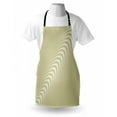 thumbnail image 3 of Modern Apron Simplistic Circular Circles Wave Spirals Peaceful Minimalist Authentic Artwork Print, Unisex Kitchen Bib Apron with Adjustable Neck for Cooking Baking Gardening, Eggshell, by Ambesonne, 3 of 3