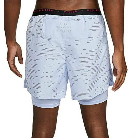 Nike MENS Core Run Division Flex 5? 2 in 1 Running Shorts Blue DM4634 548