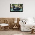 thumbnail image 2 of Stupell Industries Loon Family on Lake Animals Painting Gray Floater Framed Canvas Art Print Wall Art, 31 x 21, 2 of 9