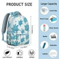 thumbnail image 6 of Lightweight Small Backpack with Sun, Moon, and Turtle Patterns, Marine Life Inspired School Bag, 6 of 6