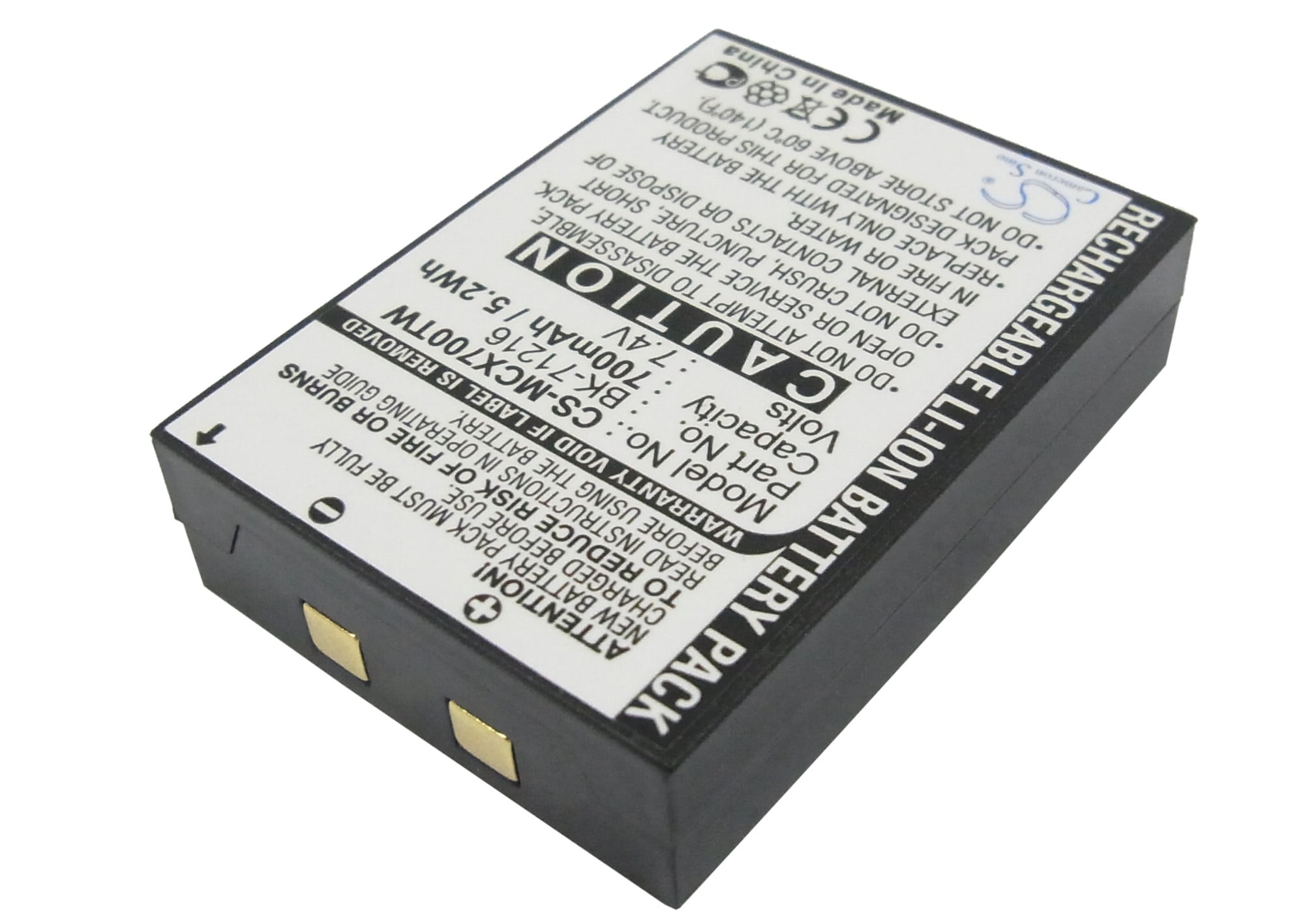 Cameron Sino 700mAh Battery for Cobra LI3900, LI3950, LI4900, LI5600,  LI6000, LI6050, LI6500, LI6700, CXR 700, CXR 750, CXR 800, CXR 850,microTALK  LI3900-2 ...