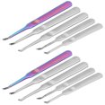 thumbnail image 2 of Leather Edge Skiving Tool Stainless Steel Stitching Groover DIY Craft Tool for Leather Craving, 2 of 8
