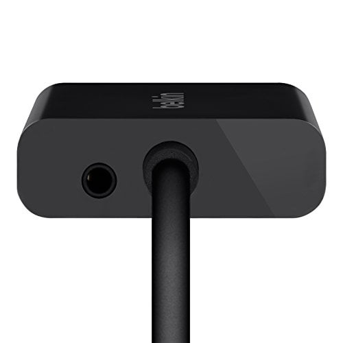 Belkin HDMI to VGA Adapter Dongle with 3.5mm Audio Jack for Portable