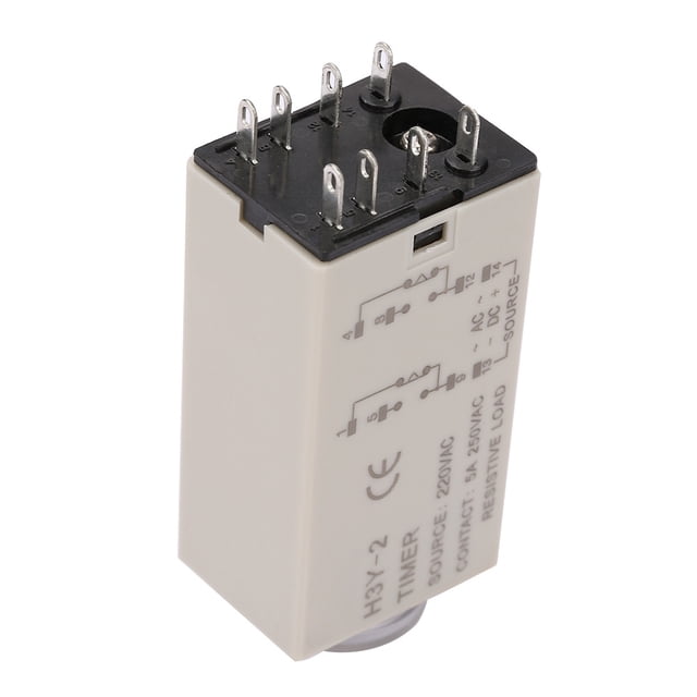 Timer Time Relay, 10S Delay Time Contact Performance Time Relay 220V AC Stable Working For Daily