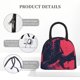 thumbnail image 4 of Disketp Rock Skull Guitarist Bolsa Térmica para Almuerzo, Lonchera con Abertura Amplia y Gran Capacidad, Organizador Reutilizable para Mujeres, Hombres y Adultos, 4 of 6