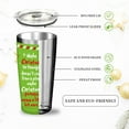 thumbnail image 3 of Funny Christmas Tumbler, 20 oz Stainless Steel Insulated Travel Tumbler, Christmas Coffee Mug with Lid, Xmas Cups Keep Drinks Cold & Hot, Novelty Holiday White Elephant Gifts for Women Men Coworkers, 3 of 6