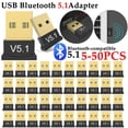 thumbnail image 2 of 5-50PCS Adaptador USB Bluetooth 5.1 Dongle USB Transmisor manos libres inalámbrico Receptor de audio para computadora PC Laptop, 2 of 5