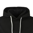 thumbnail image 3 of Mens Pullover Hoodie Sweatshirt Drawstring Hooded Color Block Hoodie Mens With Pocket Army, 3 of 4