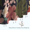 thumbnail image 6 of Pioneer Flower Floral Print Pattern Shower Curtain 84"x72" ,Bathroom Decorative Shower Curtains Set with 12 Hooks,Modern Waterproof Washable Shower Curtain, 6 of 6