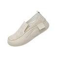 thumbnail image 4 of Women's Platform Sneakers Lightweight Comfortable Round Toe Ladies Girls Trendy 37, 4 of 8