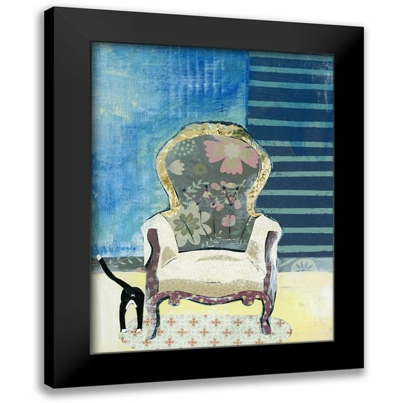 McGee, Jenny 12x14 Black Modern Framed Museum Art Print Titled - Comfy Chair