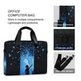 thumbnail image 4 of FORMRS 16" Laptop Bag Carrying Sleeve Case with Handle Travel Shoulder Briefcase, Blue Butterfly, 4 of 8