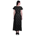 thumbnail image 3 of Moomaya Robe Longue Maxi pour Femmes à Manches Courtes, Robe Formelle/décontractée avec Poches P-TTG, 3 of 6