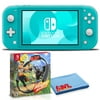 Nintendo Switch Lite (Turquoise) Bundle with Ring Fit + 6Ave Fiber Cloth