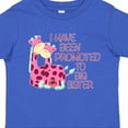 thumbnail image 4 of Inktastic I Have Been Promoted to Big Sister Pink Girls Toddler T-Shirt, 4 of 5