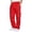 Red, variant on Cargo Sweatpants for Men 2026 Fall Winter Trendy Elastic Waist Drawstring Casual Pants Trousers with Pockets