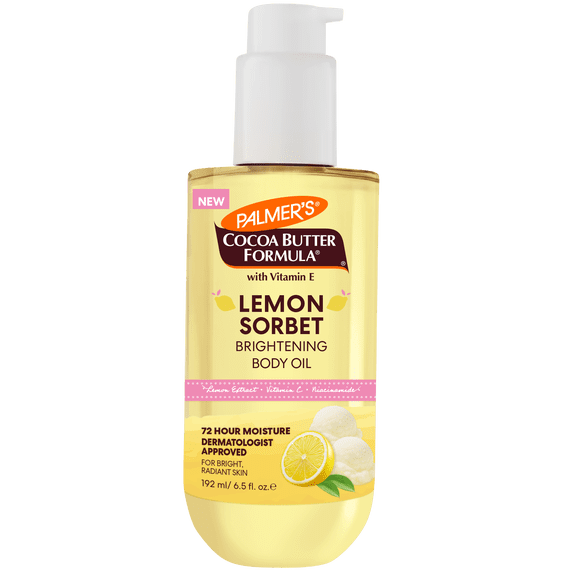Palmer's Lemon Sorbet Brightening Body Oil with Vitamin C & Niacinamide, 6.5 fl. oz.