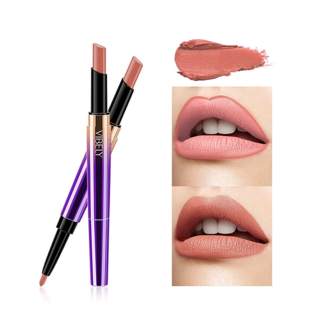 Double Head Lipstick With Lip Liner 2 In 1 Long Lasting Lipstick Durable Velvet Lipstick Pen Pencil Pens for Men Pen Set Antique Glass Inkwell 3 Items Fancy Ink Pens for Writing 100 Pens Calligraphy