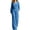 Sky Blue, variant on Aofany Vacation Outfits for Women 2 Piece Set Fall Casual Matching Clothes Long Sleeve V Neck Tummy Control Top and Wide Leg Pants with Pockets