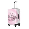 thumbnail image 2 of Balery Luggage Cover Not All Those Who Wander Are Lost Print Suitcase Covers for Luggage Elastic Washable Suitcase Protector Fits 18-32 Inch Luggage-, 2 of 9