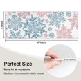 thumbnail image 5 of Blue and Pink Christmas Snowflake Pattern Kitchen Rug Mat,Kitchen Runner Rugs Non Skid Washable,Decorative Kitchen Floor Mats for Kitchen,Sink,Laundry,17"X47", 5 of 5