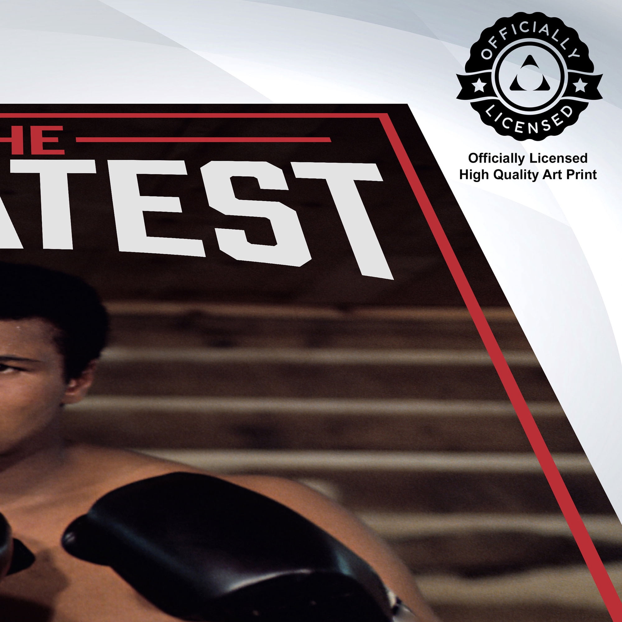 Pyramid : Muhammad Ali: The Greatest Training - 24x36 Poster Print - Iconic Photo, Boxer Artwork, Licensed Wall Decor, Premium Fan Collectible