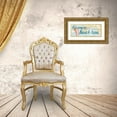 thumbnail image 3 of Tillmon, Avery 32x15 Gold Ornate Wood Framed with Double Matting Museum Art Print Titled - Living on Beach Time- In Color, 3 of 4