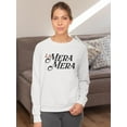 thumbnail image 2 of The Real One. Sweatshirt Women -Smartprints Designs, Female Medium, 2 of 4